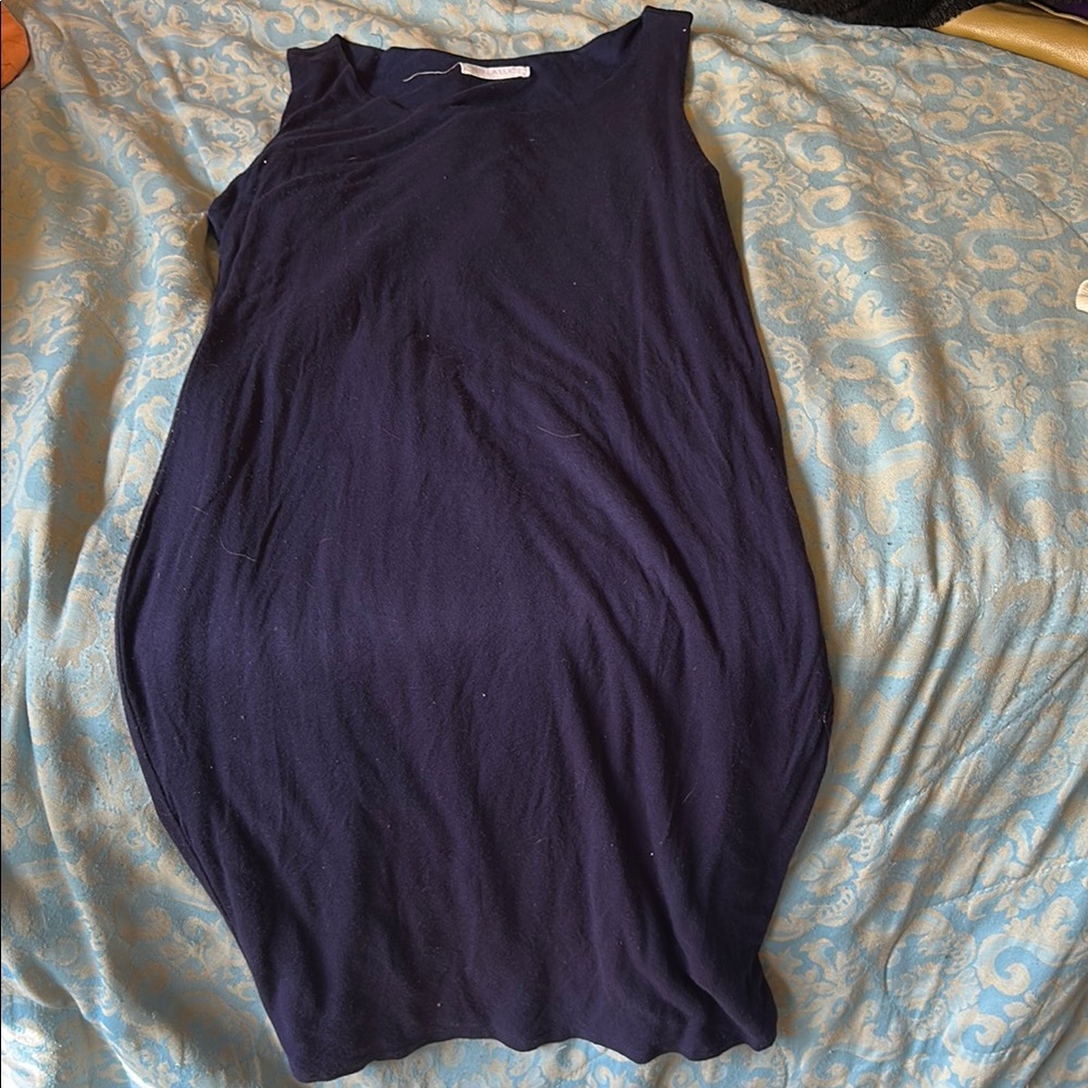 Chic Navy Sleeveless Dress